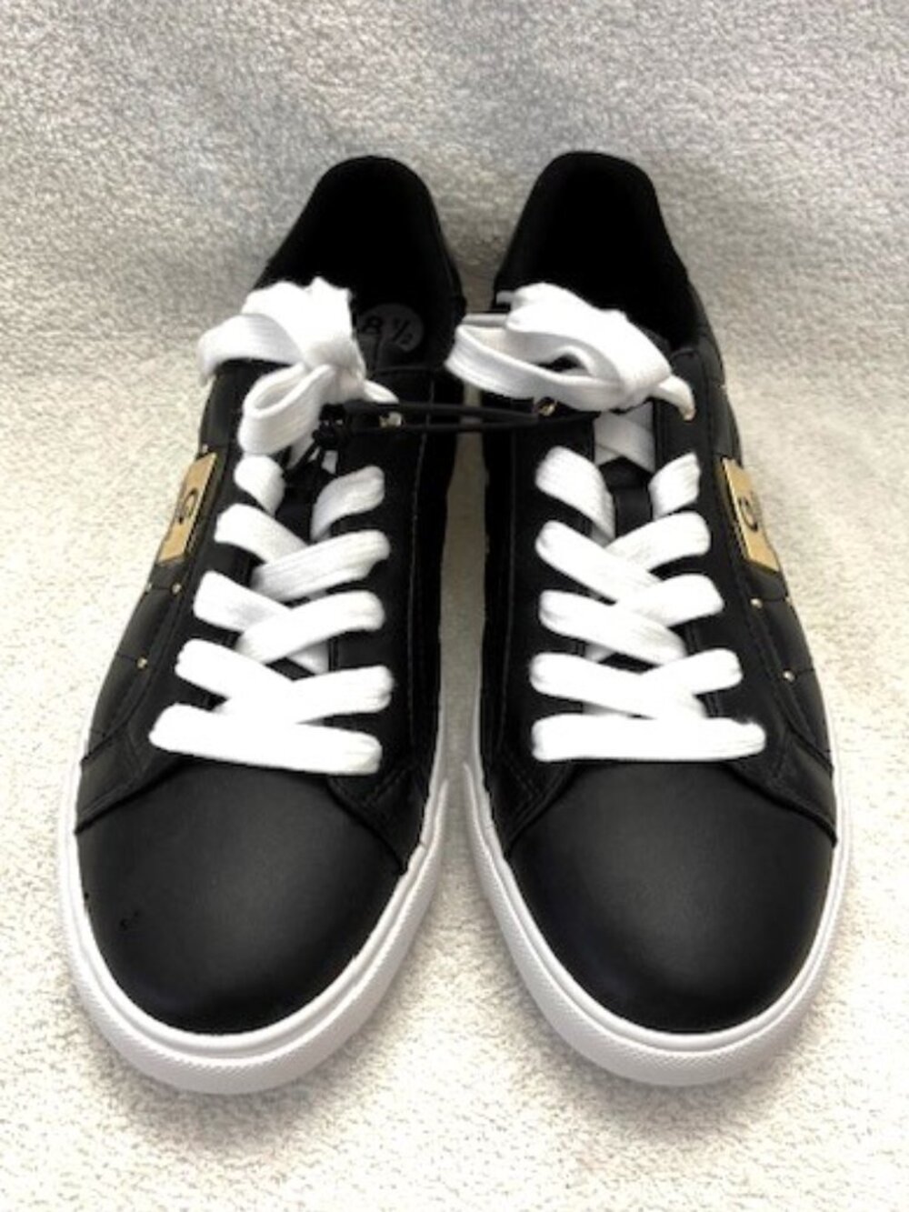 GBG Los Angeles/G by Guess black quilted fashion sneakers Women's Size 8-1/2